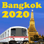 icono Bangkok BTS MRT metro Mapa de 2020