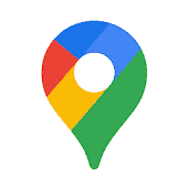 icono Google Maps - Navegación y transporte público