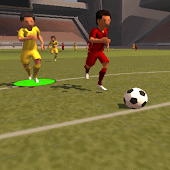 icono partido de fútbol 2014 3D