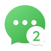 icono 2Face: 2 cuentas para 2 whatsapp,Multiples cuentas
