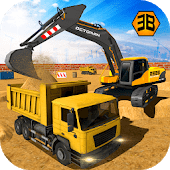icono Excavadora pesada crane-city construction sim