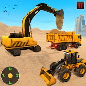 icono Excavadora arena simulador 3D