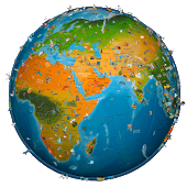 icono Mapa del mundo Atlas 2021