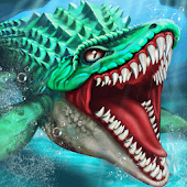 icono Jurassic Dino Water World-Mundo del agua dino